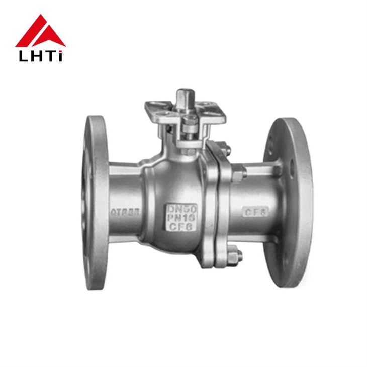 DIN/ASME Titanium 2 Pieces Flanged Ball Valves