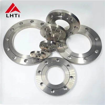 Titanium Threaded Flanges | Custom Size & Wooden Box Packing